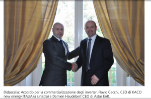 Accordo vendita inverter