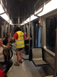 Bici in metro a Torino