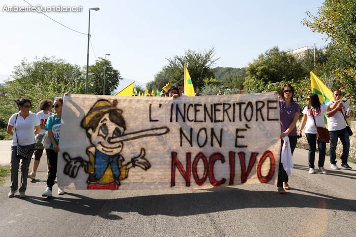 manifestazione No Inceneritore